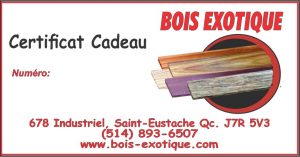 Carte cadeau $150,00